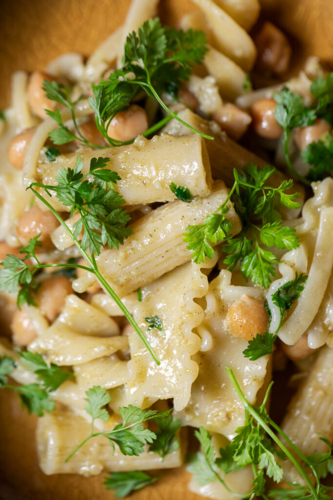 Piatto Mancini Pasta Mista - Ceci e vongole